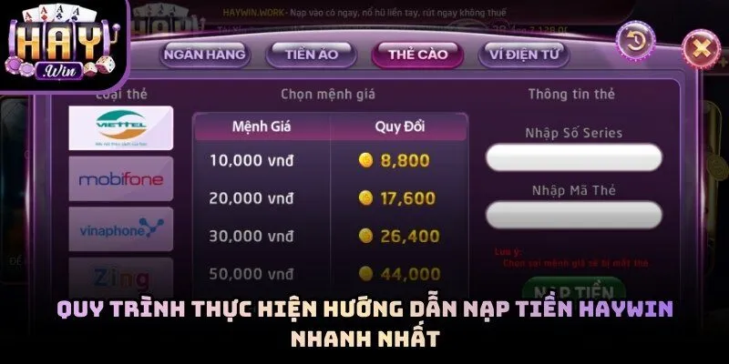 Đội ngũ hỗ trợ kỹ thuật hướng dẫn nạp tiền Haywin hoạt động liên tục