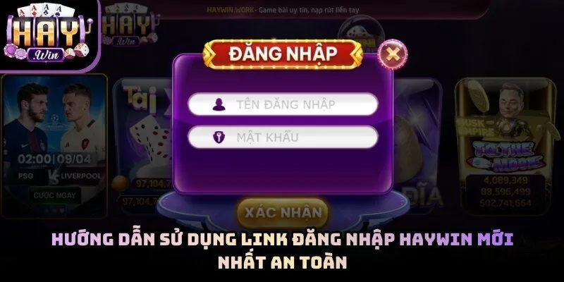 Giao diện trang chủ chính thức khi sử dụng link đăng nhập Haywin mới nhất